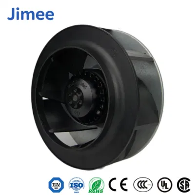 Jimee Motor China Axial Ventilation Fan Manufacturers Jm120e2a1 58 (DBA) Noise Level Ec Centrifugal Fans PBT Plastic 30 Industrial Fan Use for Air Conditioner